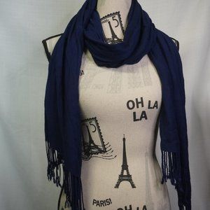 Navy Blue Scarf